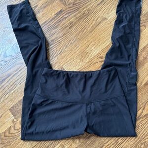 Black High-Waisted Leggings, Reebok